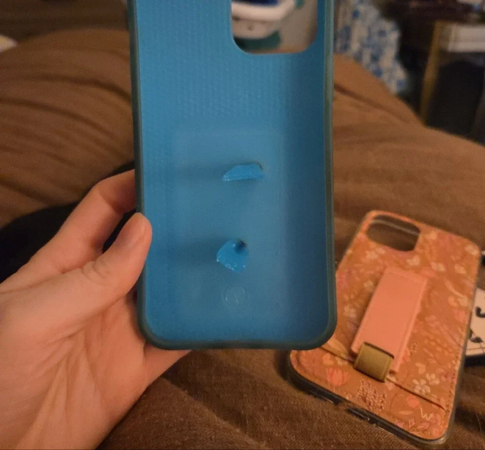 Pastel Marble IPhone 12pro Max Case with Grip Strap